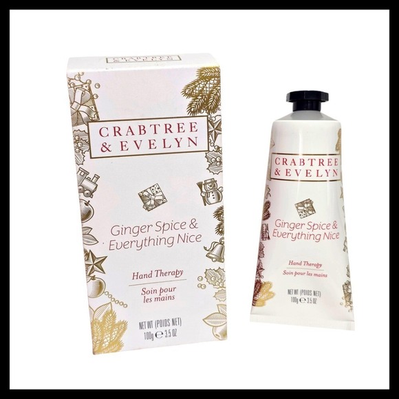 Crabtree & Evelyn Ginger Spice Hand Therapy Cream 3.5 oz Moisturizing NEW - Picture 1 of 11
